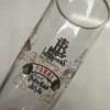 Lindemans Lambic Fluted Gold Rim Fruit Glass w Framboise Peche