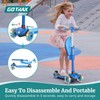 Gotrax KS3 Kids Kick Scooter, LED Lighted Wheels, Adjustable Height