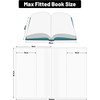 ONTYZZ - Funda de plástico para libros, 10 unidades, protector