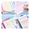 Coollooda Curve Pen, Highlighter Pen (Set of 8) Water-Based Pen,