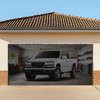 Sliding Garage Door Screen with Track Closure - Retractable Privacy