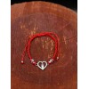 trend Our Lady Of Guadalupe Heart Red String Bead Adjustable