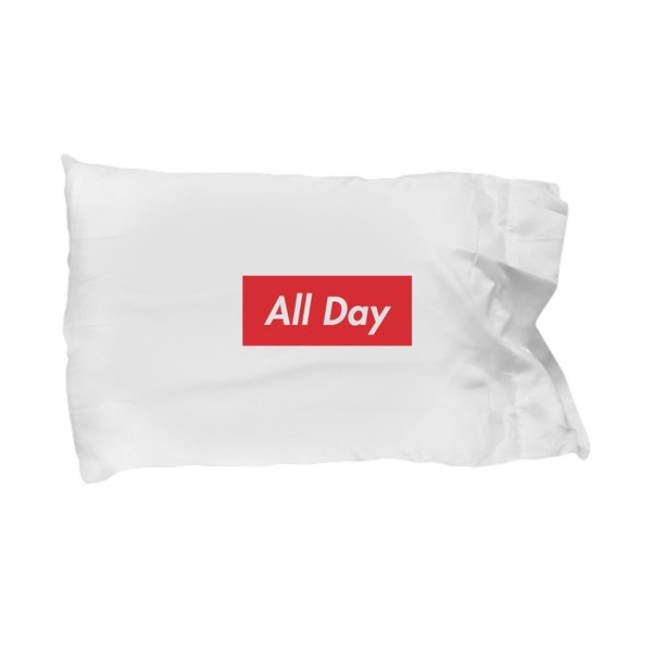 Hogue WS LLC All Day Standard Size White Pillow Case