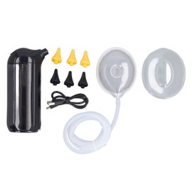Electric Ear Wax Removal Tool with Ear Cup IPX7 Waterproof 4 Modes Ear Irrigation Flushing System Black