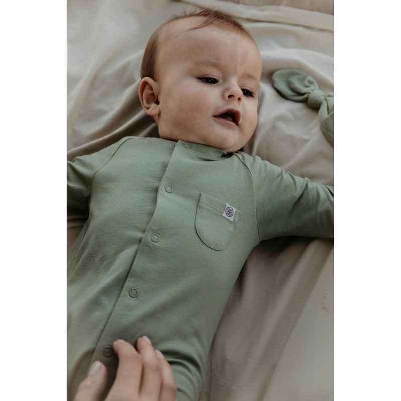 Cloby CBY-UVS1-OG Overall/Romper with UV Protection (UPF 50+) Olive (Size