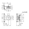 sugatune工業 Lamp Mark Glass Holds # GH34 – 0cr Inset
