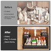 Buwico Expandable under cabinet organizer, 2-Tier under sink organizer with