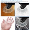 Piano Roller Cups, 4 Pieces Furniture Leg Pads Protector ABS