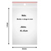 600 x Ziplock Bags Set with 6 Sizes, 100 Pieces