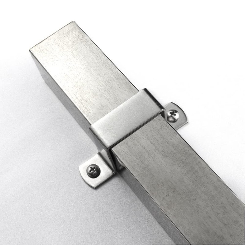 Square Pipe Clamp JruiZhp10 Pcs Square Oblong Pipe Clamp,Stainless Steel