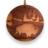 Cedar Ornament - Free Range American Bison