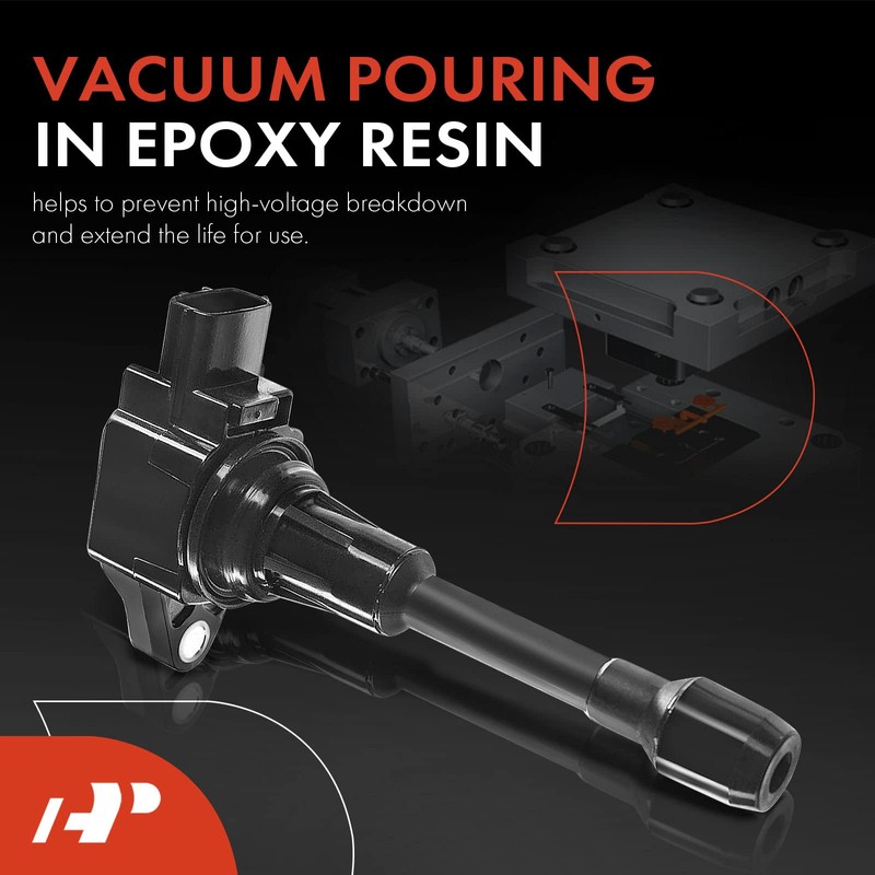 A-Premium Engine Ignition Coil Packs Compatible with Nissan Altima Rogue