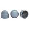 Grey M8 (13mm Wrench) Plastic Nut and Bolt Protective Dome