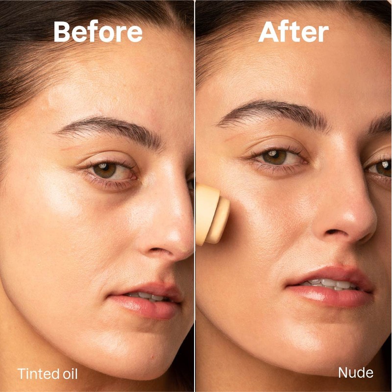 ATTITUDE Oceanly Light Coverage Face Tinted Oil Stick, EWG Verified,