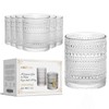 Amzcku Vintage Drinking Glass Set of 6 Kitchen Glasses Cup（13
