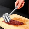 5PC 1.1Lb Dual-Side Meat Tenderizer Hammer, Heavy Duty Mallet with