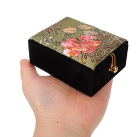 Operitacx Flower Jewelry Box Chinese Vintage Jewelry Box Antique Jewelry Organizer Case Earrings Rings Necklace Bracelet Storage Box Keepsake Box Gift Case