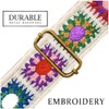 ZANZER Cotton Guitar Strap | Jacquard Crochet Design & Adjustable