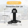 vandrabase 6 Pack L-Track Double Lug Threaded Stud Nut Fitting