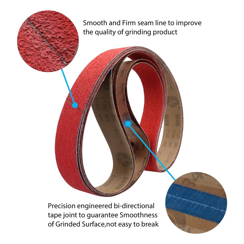 2 x 72 Ceramic Grinding Belts, 2x72 Inch Metal sanding
