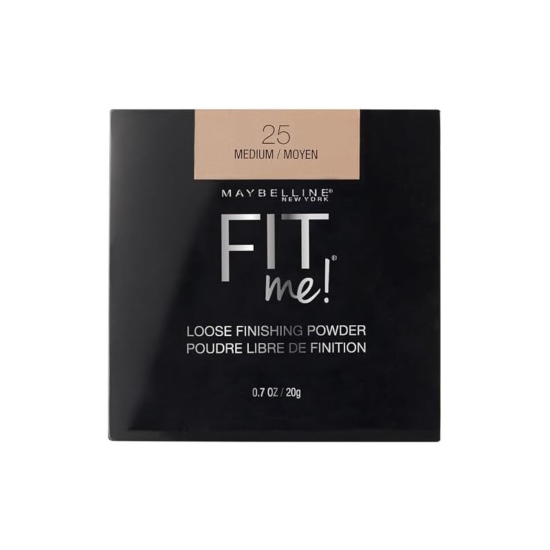 Maybelline Polvo de Maquillaje Fit Me Loose Powder, Tono Medium,