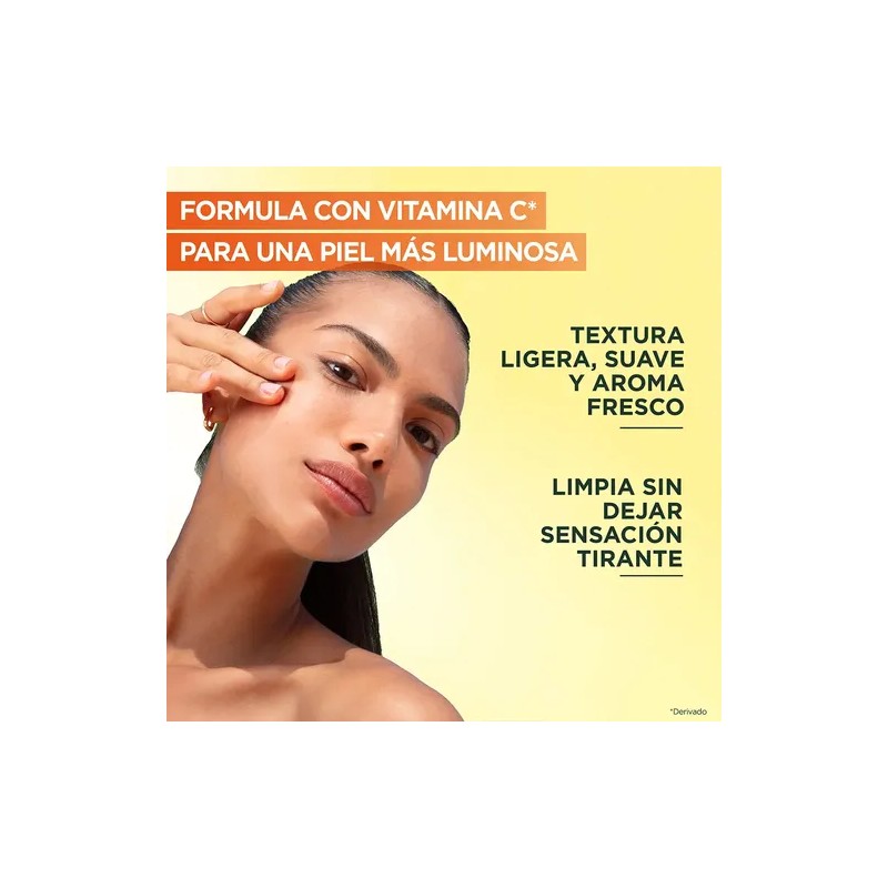Garnier Skin Active Limpiador Facial Express Aclara Antimanchas Vitamina Piel