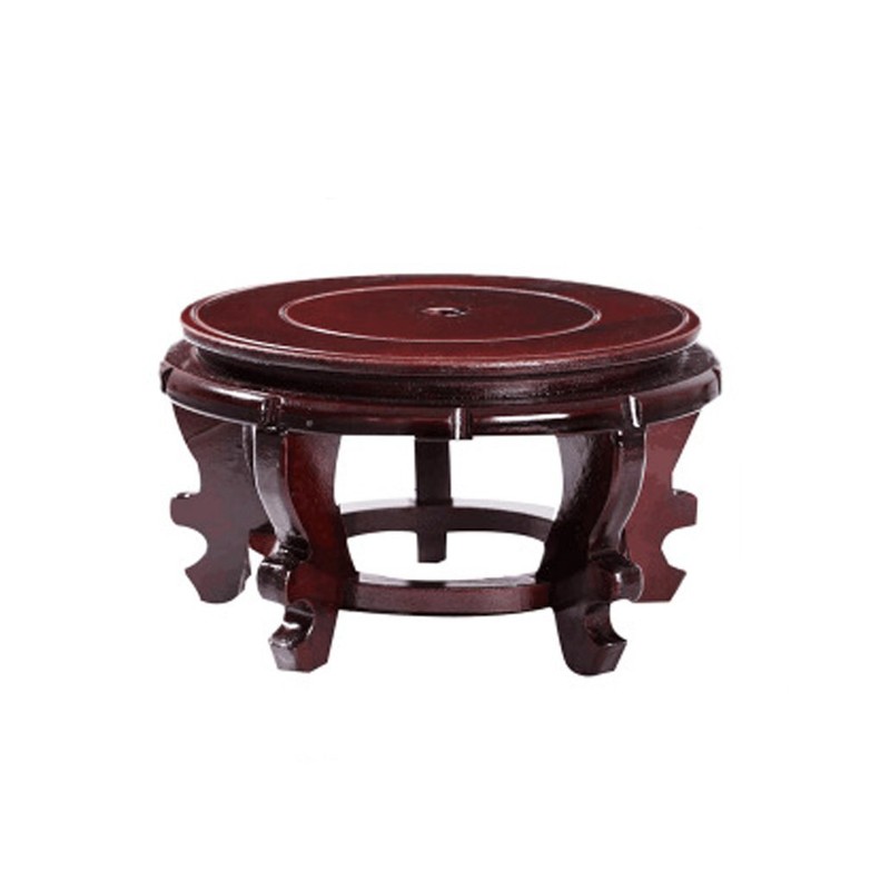 Rluii Chinese Display Stands Hand-Crafted Rosewood Oriental Vase Stand accessories