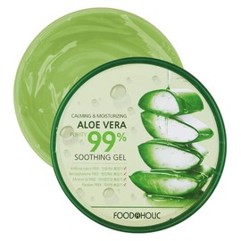 (4ea) Foodaholic Aloe Vera Soothing Gel 300ml / Aloe Moisture Cream Contains Centella Asiatica Extract, Soothing Moisturizing / (4개)푸드어홀릭 알로에베라 수딩젤 300ml 알로에 수분크림 병풀추출물함유 진정 보습