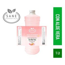 Agua de Rosas con Áloe Vera SANE Essential Tónico Hipoalergénico 1L