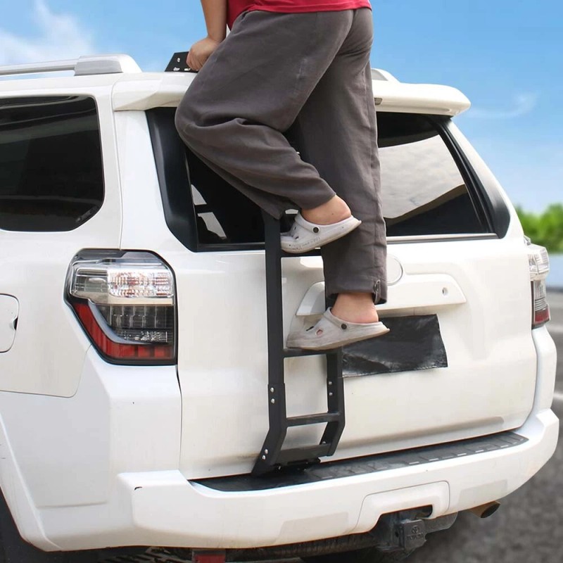 Savadi Black Style Rear Hatch Ladder For 4Runner 2010-2024