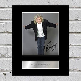 Billy Connolly Mounted Photo Display