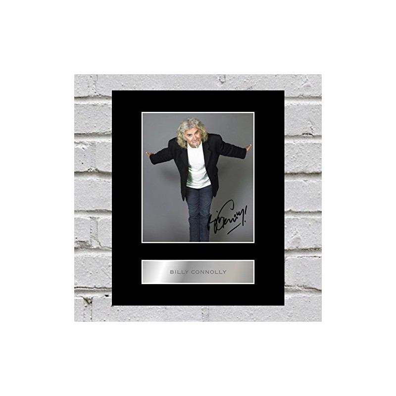 Billy Connolly Mounted Photo Display