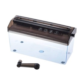 Malayas A4 9 Inch Shredder Shredded Paper Manual Hand Paper Shredder Document File Handmade Straight Cutting Machine for School Office