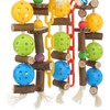 Wooden Parrot Chewing Blocks Safe Bite Resistant Large Parrot Bite