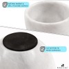 RADICALn - Cuenco de crema de afeitar de mármol blanco