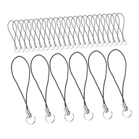 TEHAUX 100pcs Practical Phone Ropes Multi Function Lost Phone Ring Straps with Hook for Easy Installation Bags Keychains and DIY Projects