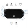 Altec Lansing Portable Black Bluetooth Speaker Waterproof with LED Lights
