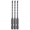 iHelp IH-CD35 Hexagonal Shaft Concrete Drill Set of 3 3.5mm