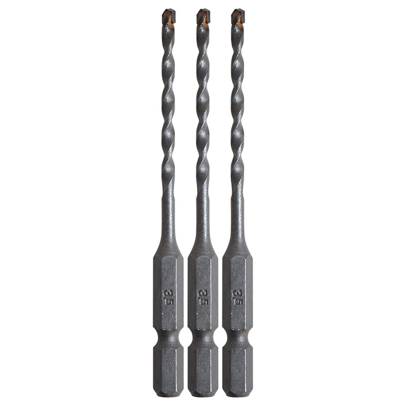 iHelp IH-CD35 Hexagonal Shaft Concrete Drill Set of 3 3.5mm