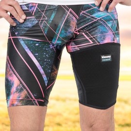 Bers Studio Mall Kimony Leg Thigh Sleeve for Soccer Running Band S (39-43cm)