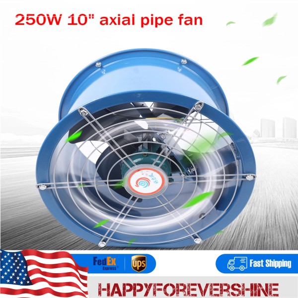 Unbranded Axial Fan Cylinder Pipe Spray Booth Paint Fumes Exhaust