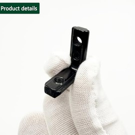 30Sets 2020 Aluminum Extrusion Hardware Connectors with Screws&Wrench, 30Pcs Black 2020 Corner Bracket with 62Pcs T Nuts for 8020 2040 2020 T Slot Extruded Aluminum Rail