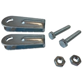 BURANIFUSION 2pcs For Yamaha YFM350 Raptor 2004|Yamaha YFM350X Warrior 1987-2004|Yamaha YFS200 Blaster 1988-1994 1996-2006|Yamaha YFZ350 Banshee 1987-2006 Tri-Z Rear Chain Adjusters -(Steel) WEF1058