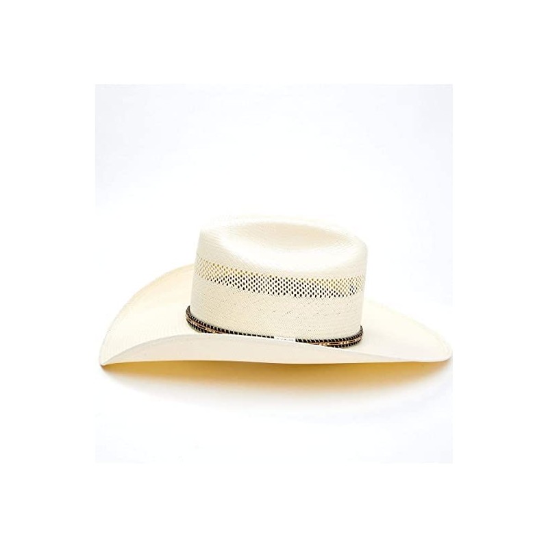 Resistol Saddlebrook Shantung Straw Western Hat in Natural, 7.625