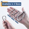 Yogayet 6 Pcs Carabiner Clip 304 Stainless Steel Spring Snap