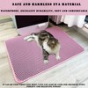 HCY&WLD Cat Litter Mat, Honeycomb Double Layer Cat Litter Trapping