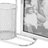 Pen Holder Picture Frame Stainless Steel Large Capacity Multi Purpose
