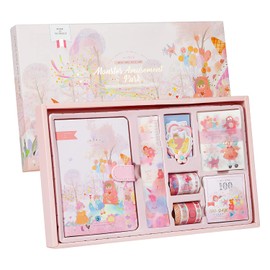 Cute Journaling Set, Little Girls Journaling Set, Kawaii Journaling Kit, Journaling Set, DIY Scrapbook Gift, Little Monsters Amusement Park