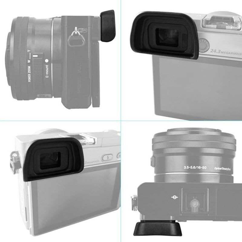 Rubber Camera Viewfinder Eyecup Eyepiece Eyeshade for Sony A6000 A6100