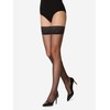 Merry Style Ladies Hold-Up Stockings with Pattern 20 DEN GI1108,